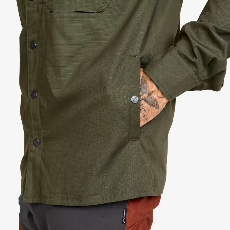 Outback Fleece Lined Overshirt Herre