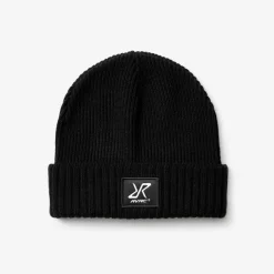 Ribbed Patch Beanie Unisex