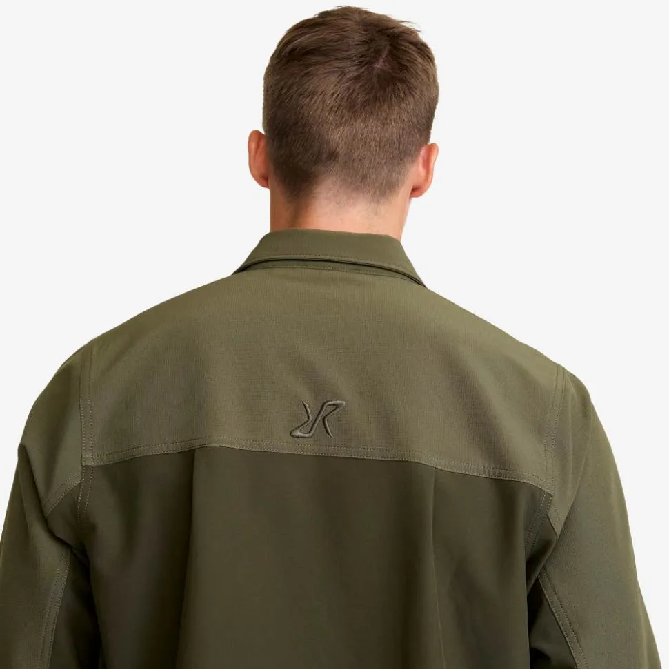 Ridge Half-zip Stretch Shirt Herre