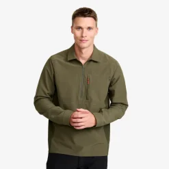 Ridge Half-zip Stretch Shirt Herre