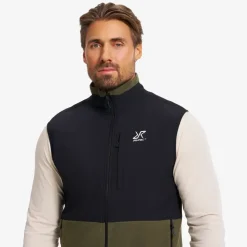 River Hybrid Fleece Vest Herre