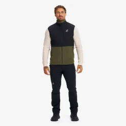 River Hybrid Fleece Vest Herre