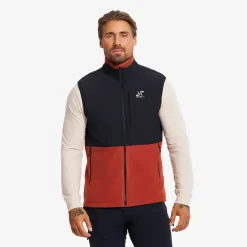 River Hybrid Fleece Vest Herre