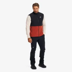 River Hybrid Fleece Vest Herre