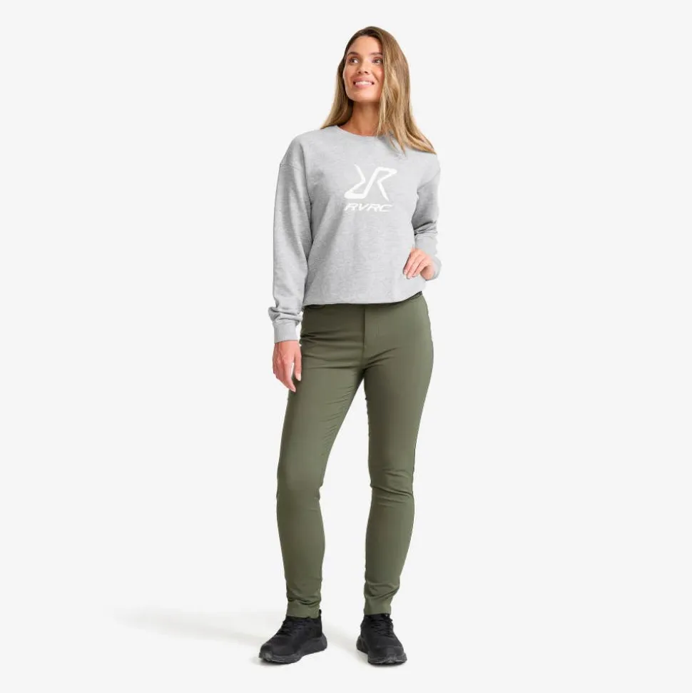 Root High-waist Stretch Jeans Dame