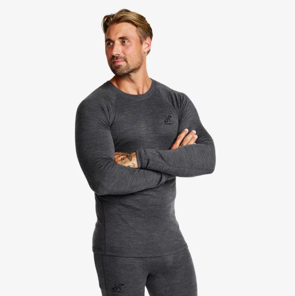 Route Merino Warm Base Layer Top Herre