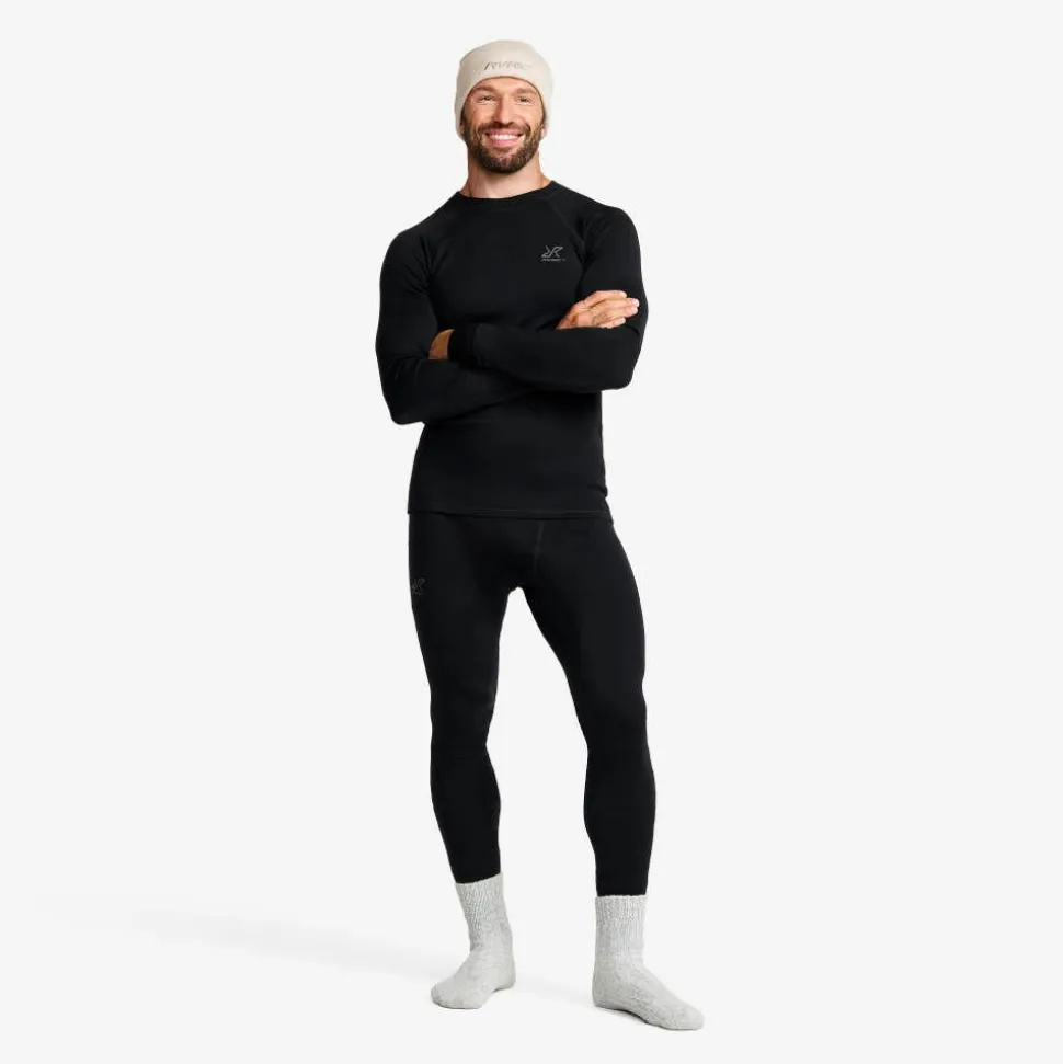 Route Merino Warm Base Layer Top Herre