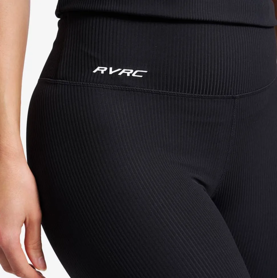 Shape Ribbed Biker Shorts Dame