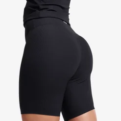 Shape Ribbed Biker Shorts Dame