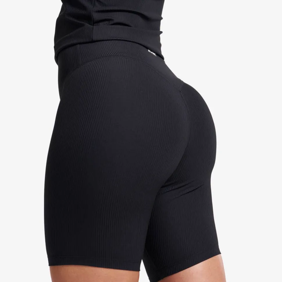 Shape Ribbed Biker Shorts Dame