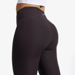 Shape Ribbed Flare Leggings Dame