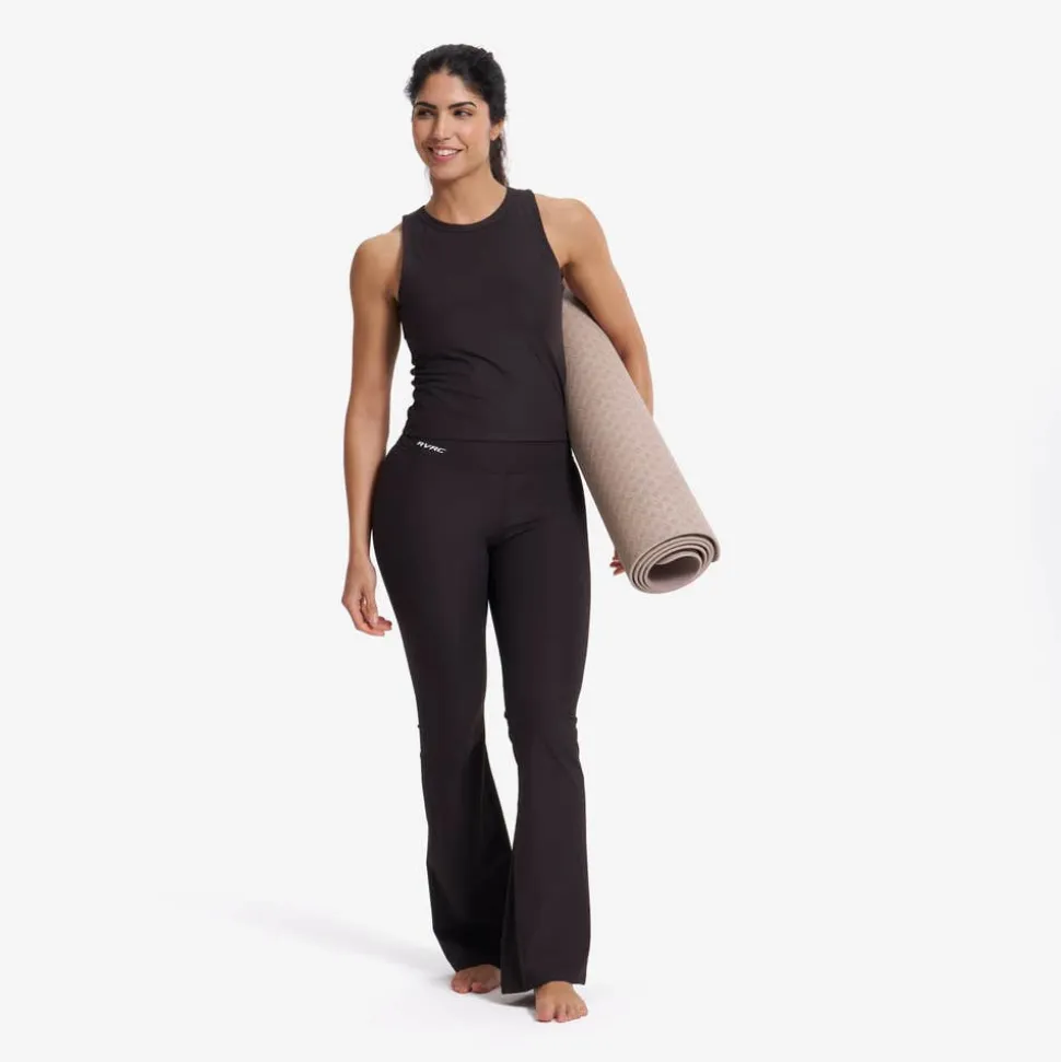 Shape Ribbed Flare Leggings Dame