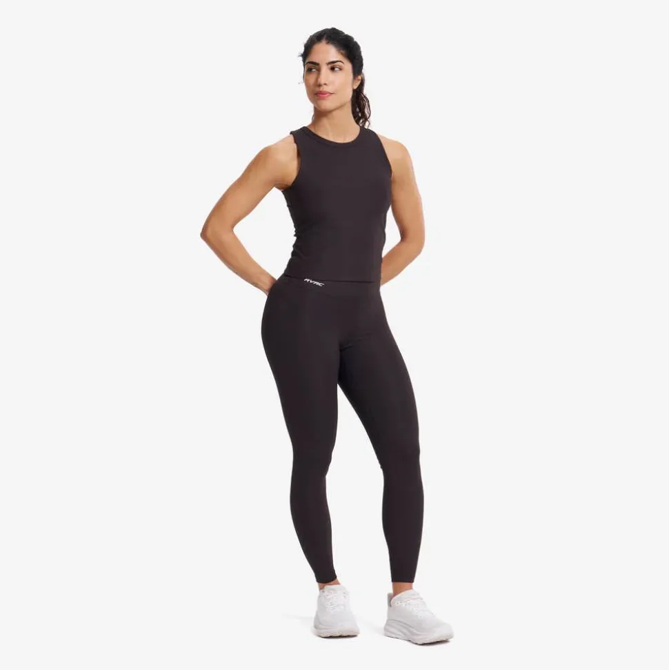 Shape Ribbed Leggings Dame