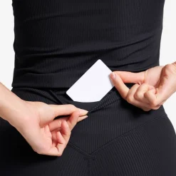 Shape Ribbed Leggings Dame
