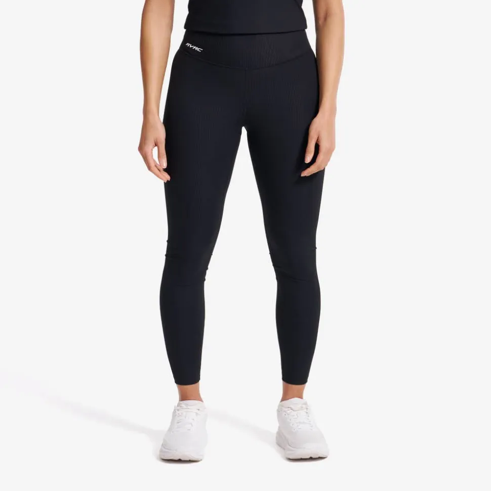 Shape Ribbed Leggings Dame