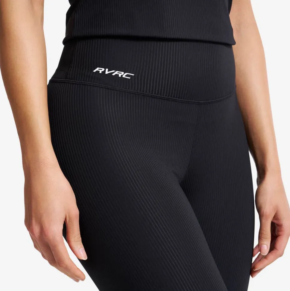 Shape Ribbed Leggings Dame