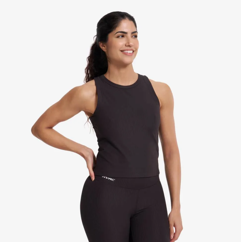 Shape Ribbed Tank Top Dame