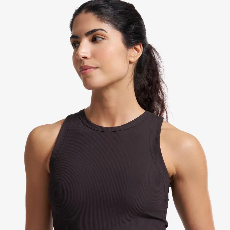 Shape Ribbed Tank Top Dame