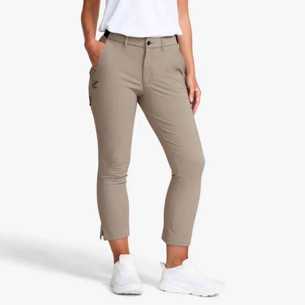 Variety High-waist Cropped Pants Dame