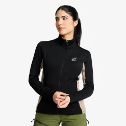 Waffle Full-zip Fleece Dame